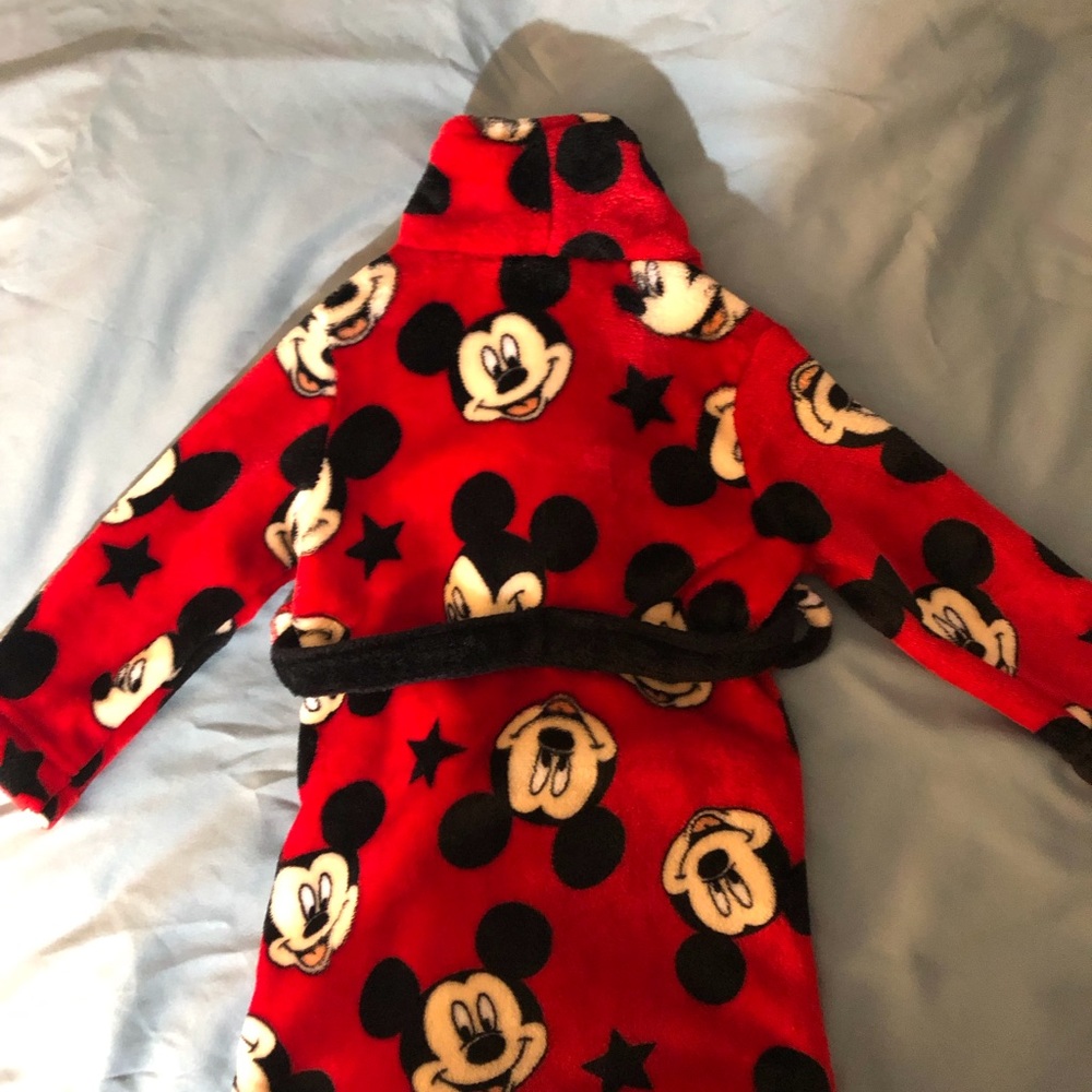 Disney Mickey Plush Bathrobe - Picture 2 of 10